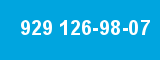 929 126-98-07